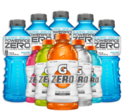 Gatorade and Powerade Zero