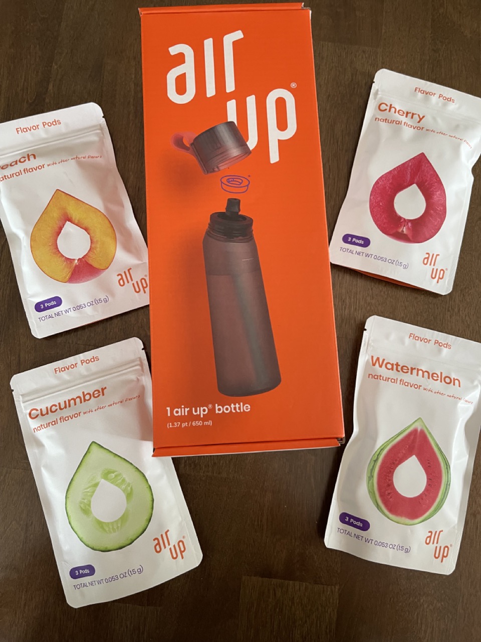 air up, Other, Air Up Water Bottle With Peach Flavor Pods Starter Pack